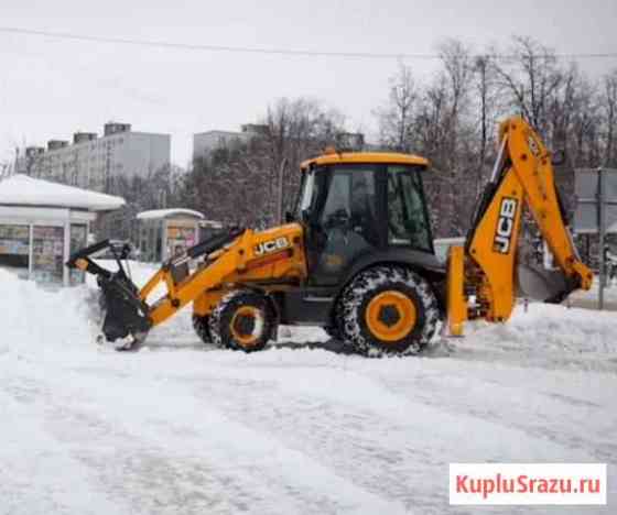 Уборка снега трактором Ярославль