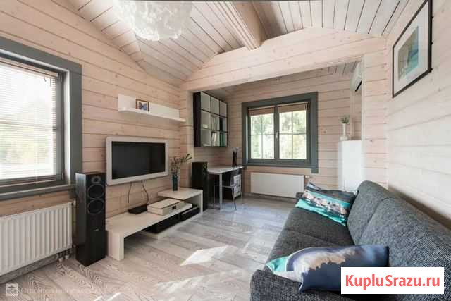 Строительство дом из бруса 61 на 61 полтора этажа Иркутск - изображение 1