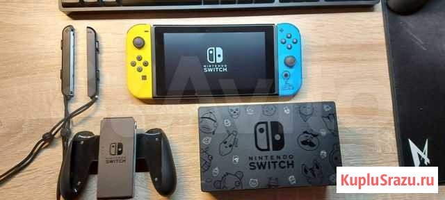 Nintendo Switch Fortnite Edition + Super Mario Ody Елабуга - изображение 1