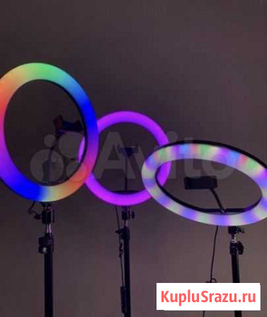 Rgb кольцевая лампа 33 см Новокузнецк - изображение 1