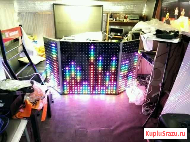Медиа фасад ширма для DJ онлайн эффекты Подольск - изображение 1