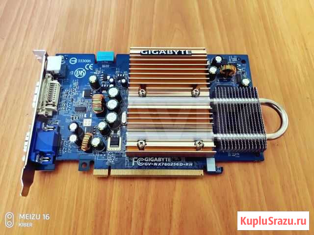 Видеокарта Gigabyte GV-NX76G Новосибирск - изображение 1