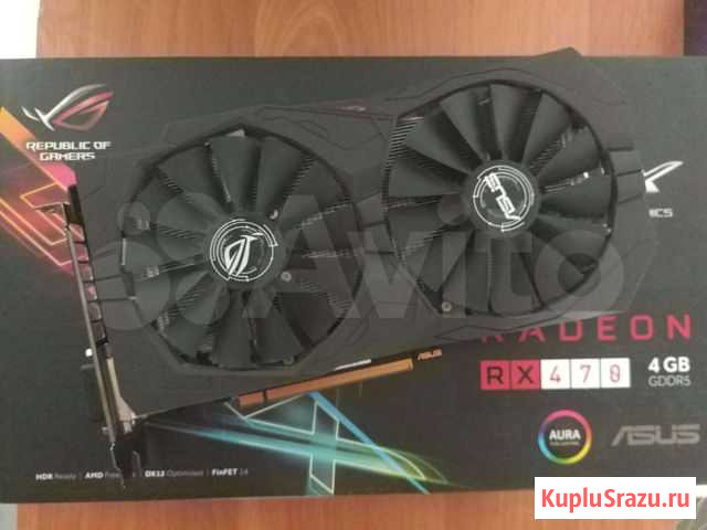Asus Strix rx470 4gb Москва - изображение 1