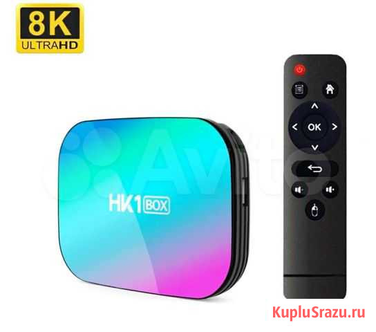 Смарт тв Бокс, приставка TV BOX HK1 X3 4/32 Волгоград - изображение 1