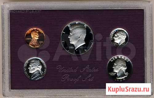 1984 U.S. Proof Set Набор из 5 монет Кемерово - изображение 1