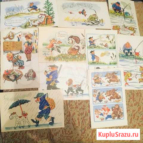 Открытки СССР.Юмор.Орлов.Шварц Омск - изображение 1