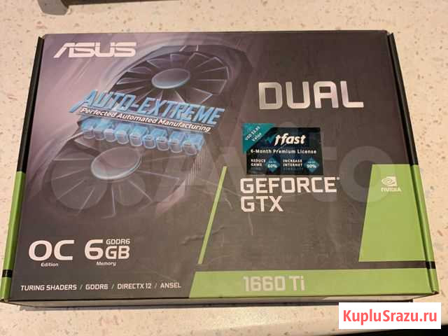 Asus GeForce GTX 1660 Ti 6gb gddr6 Самара - изображение 1