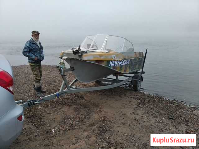 Продам лодку Воронеж с мотором и прицепом Колпашево - изображение 1
