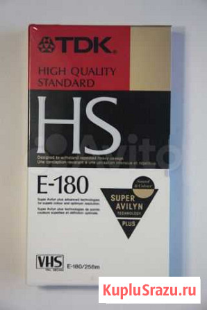 Видеокассеты VHS TDK HS E-180 Нижний Новгород - изображение 1