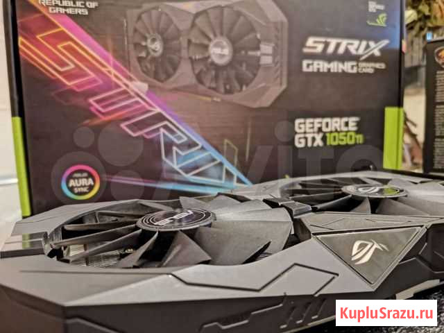 Видеокарта Asus Strix GTX 1050 Ti 4Gb Санкт-Петербург - изображение 1