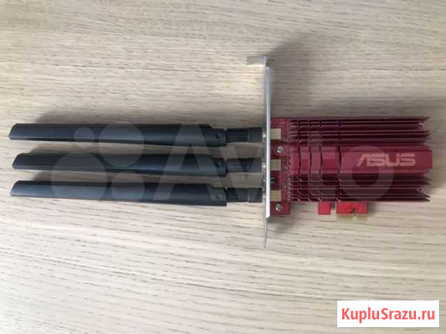 Wifi адаптер 5.0/2.4Ghz asus PCE-AC66 Уфа - изображение 1