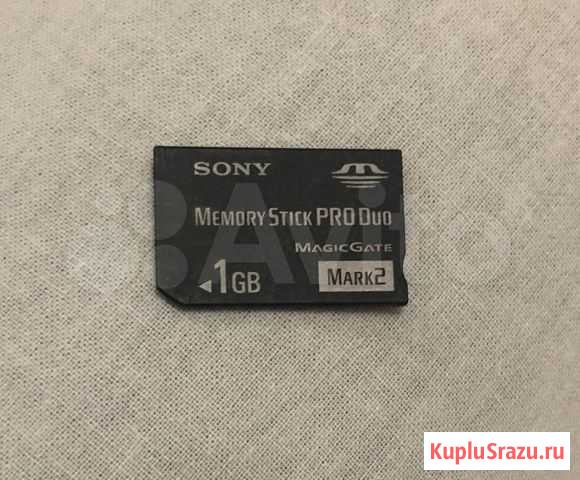 Карта памяти Sony MemoryStick PRO Duo 1 GB Рязань - изображение 1