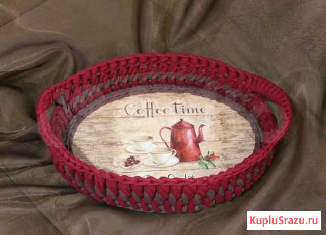 Поднос- корзинка для кухни. Ручная работа Красноярск - изображение 1