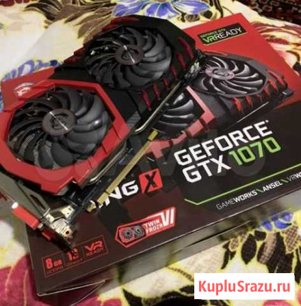 Видеокарта GTX 1070 MSI Gaming X Волгоград - изображение 1