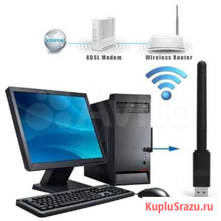 USB Wi-Fi Адаптер для ноутбука, пк Ставрополь - изображение 1