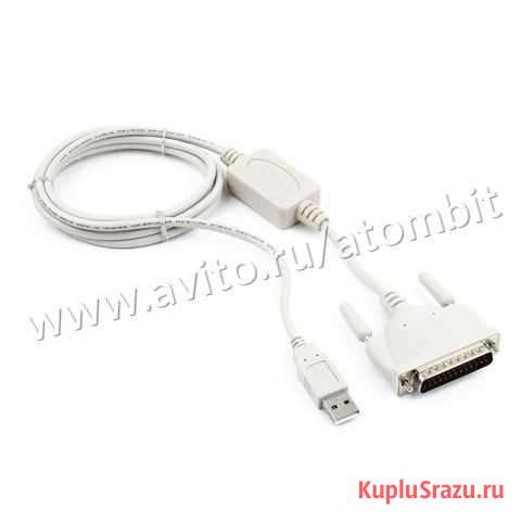 Кабель-адаптер USB ) RS232 DB25 1,8 м, Cablexpert Челябинск - изображение 1