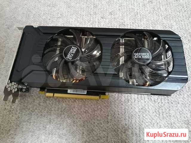 Видеокарта gtx 1060 3gb Palit Dual Стрелецкое - изображение 1