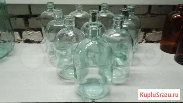 Стеклянная бутылка 1 л Новомосковск - изображение 1