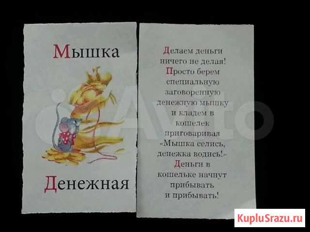 Счастливые талисманы денежная мышка Тольятти - изображение 1