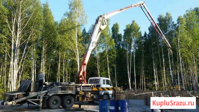 Стационарный бетононасос 80 м, автомобильный 28 м Тюмень - изображение 1