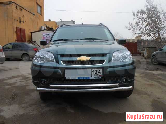 Защита бампера двойная Шевроле-Нива Волгоград - изображение 1