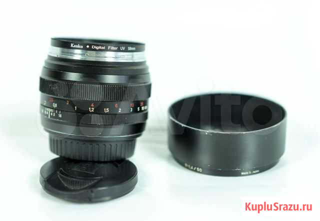 Объектив Carl Zeiss Planar 50 mm f 1,4 для Canon Златоуст - изображение 1