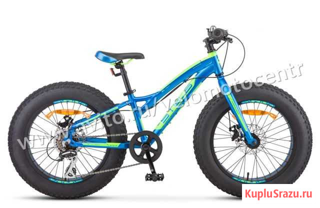 Велосипед stels Aggressor MD 20 V010 FAT11 Синий Краснодар - изображение 1