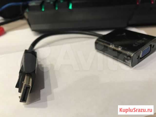 Display port to VGA кабель Сертолово - изображение 1