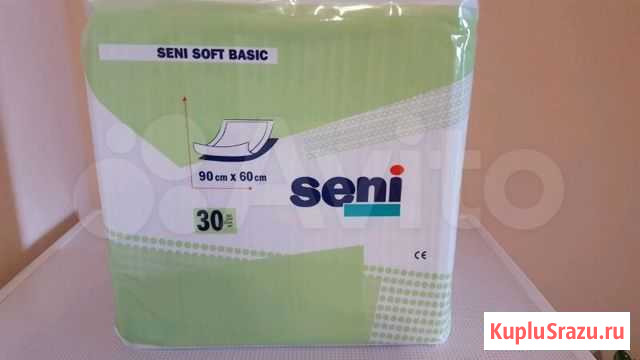 Одноразовые впитывающие пелёнки Seni Soft Basic Волгоград - изображение 1