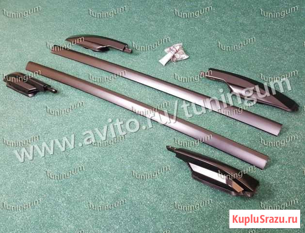 Продольные рейлинги Vanguard с 2007г. черные Новосибирск - изображение 1