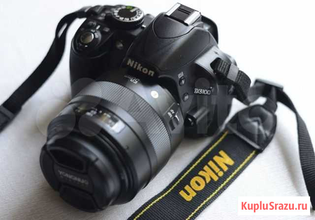 Фотоаппарат Никон Nikon D3100 с yongnuo 50 F1.4N E Владимир - изображение 1