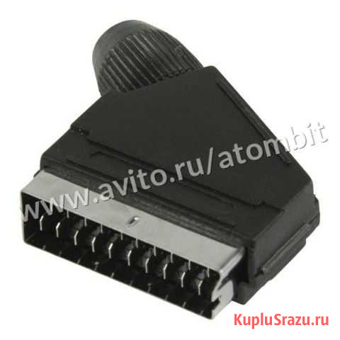 Штекер scart на кабель Челябинск - изображение 1