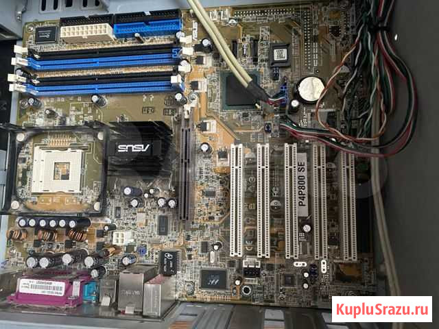 Материнская плата asus P4P800 SE Рязань - изображение 1