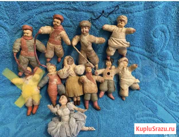 Старинные елочные игрушки СССР 30-40-50 годы Рошаль - изображение 1