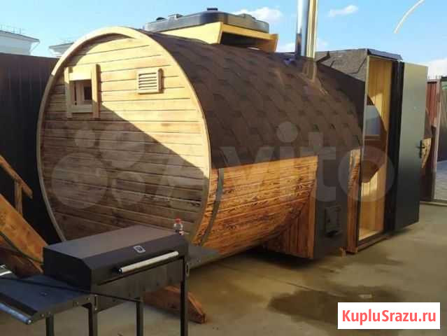 Баня-бочка 6 м Новороссийск - изображение 1