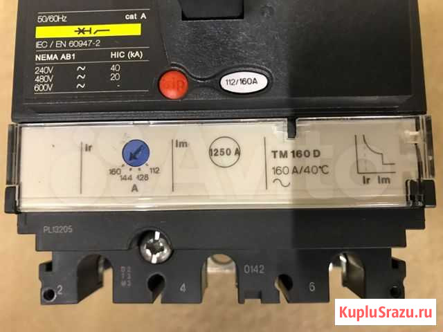 Schneider NSX250B TM160D 160A новые, 2 шт Ярославль - изображение 1
