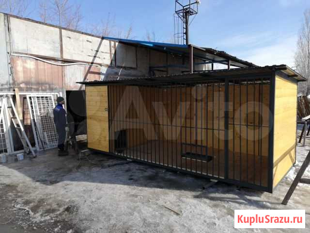 Вольер для собак двухсекционный Оренбург - изображение 1