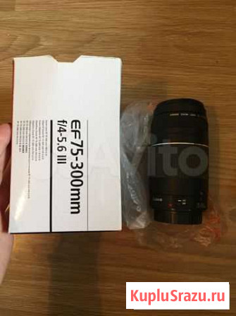 Объектив Canon EF 75-300 mm f/4-5.6 III Химки - изображение 1