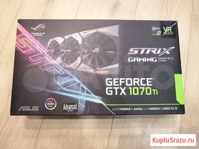 Видеокарта Asus GeForce GTX 1070 Ti strix Ижевск - изображение 1