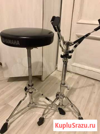 Стойка под малый барабан, стул Yamaha Москва - изображение 1