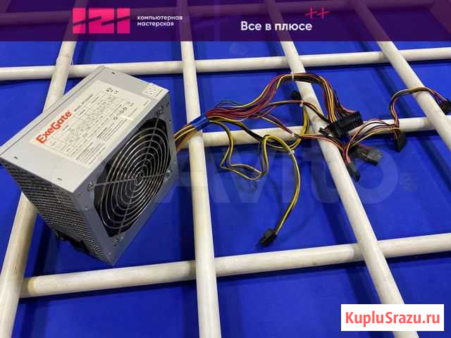 Блок питания ExeGate ATX-500NPX 500W 6pin 120мм Кемерово - изображение 1