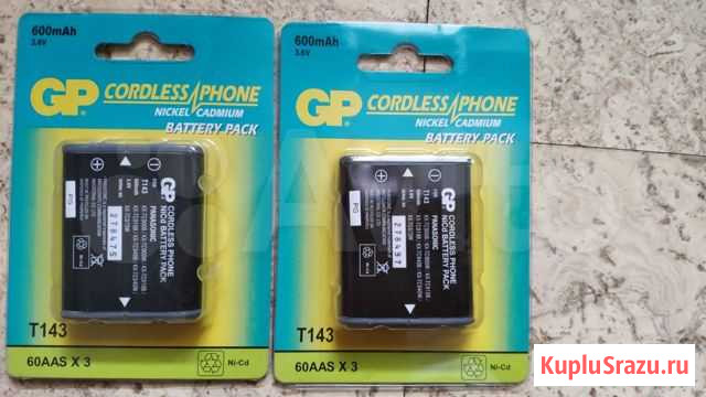 Аккумулятор GP T143 Электросталь - изображение 1