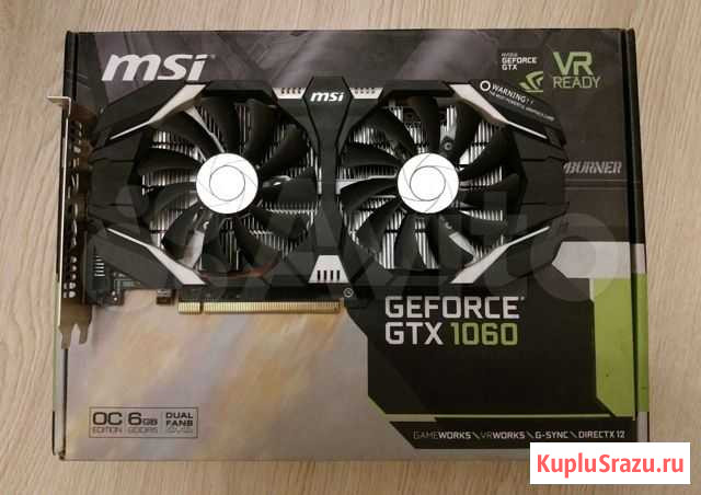 Msi gtx 1060 6gb Коломна - изображение 1