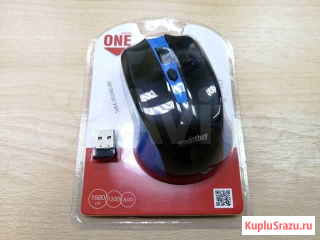 Беспроводная мышь SmartBuy SBM-352AG-BK 1600DPI Челябинск - изображение 1