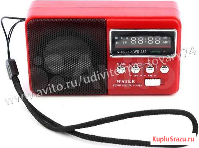 Радиоприемник колонка wster WS-239 Чита - изображение 1