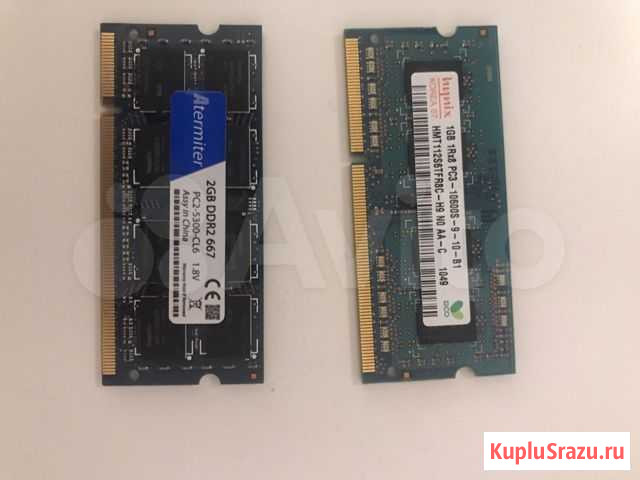 Оперативная память ddr2 2GB и ddr3 1GB Тверь - изображение 1