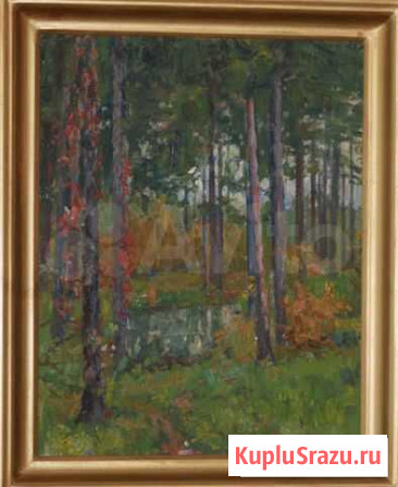 Картина Прудик в лесу, 1957, А. С. Айзенман Волгоград - изображение 1