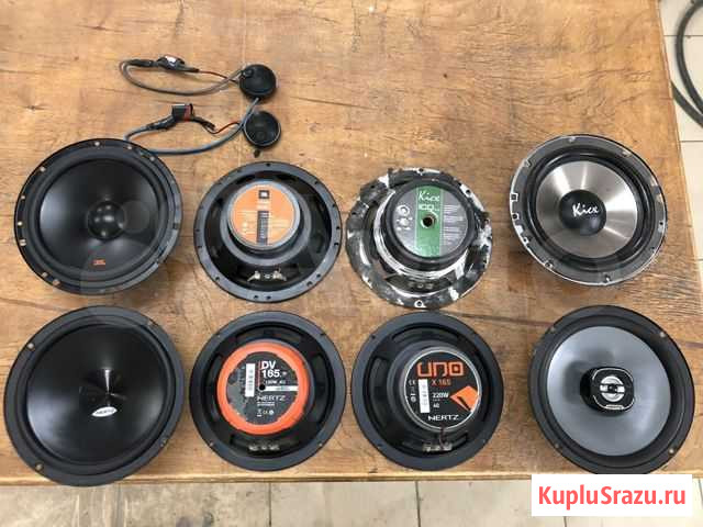 Парные динамики 16 размера (Hertz, JBL, Kicx) Оренбург - изображение 1