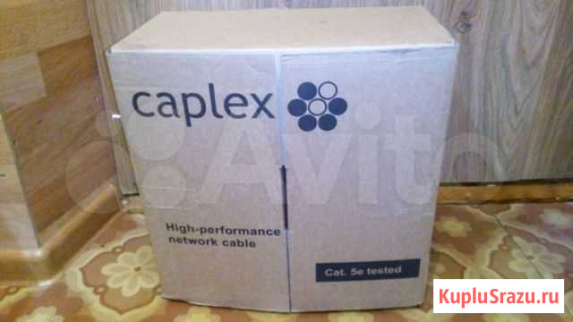 Кабель Caplex 5e U/UTP 4 пары 24 AWG Нерехта - изображение 1