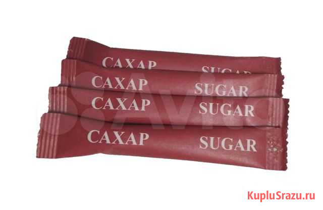 Сахар порционный в стиках 5гр Екатеринбург - изображение 1